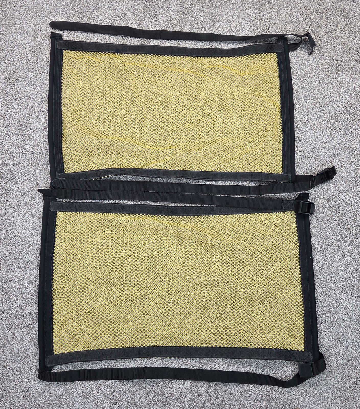 2 Vintage FIXLOCK 325 Sweden Scuba Tank Mesh Jackets Cylinder Stabilization Net
