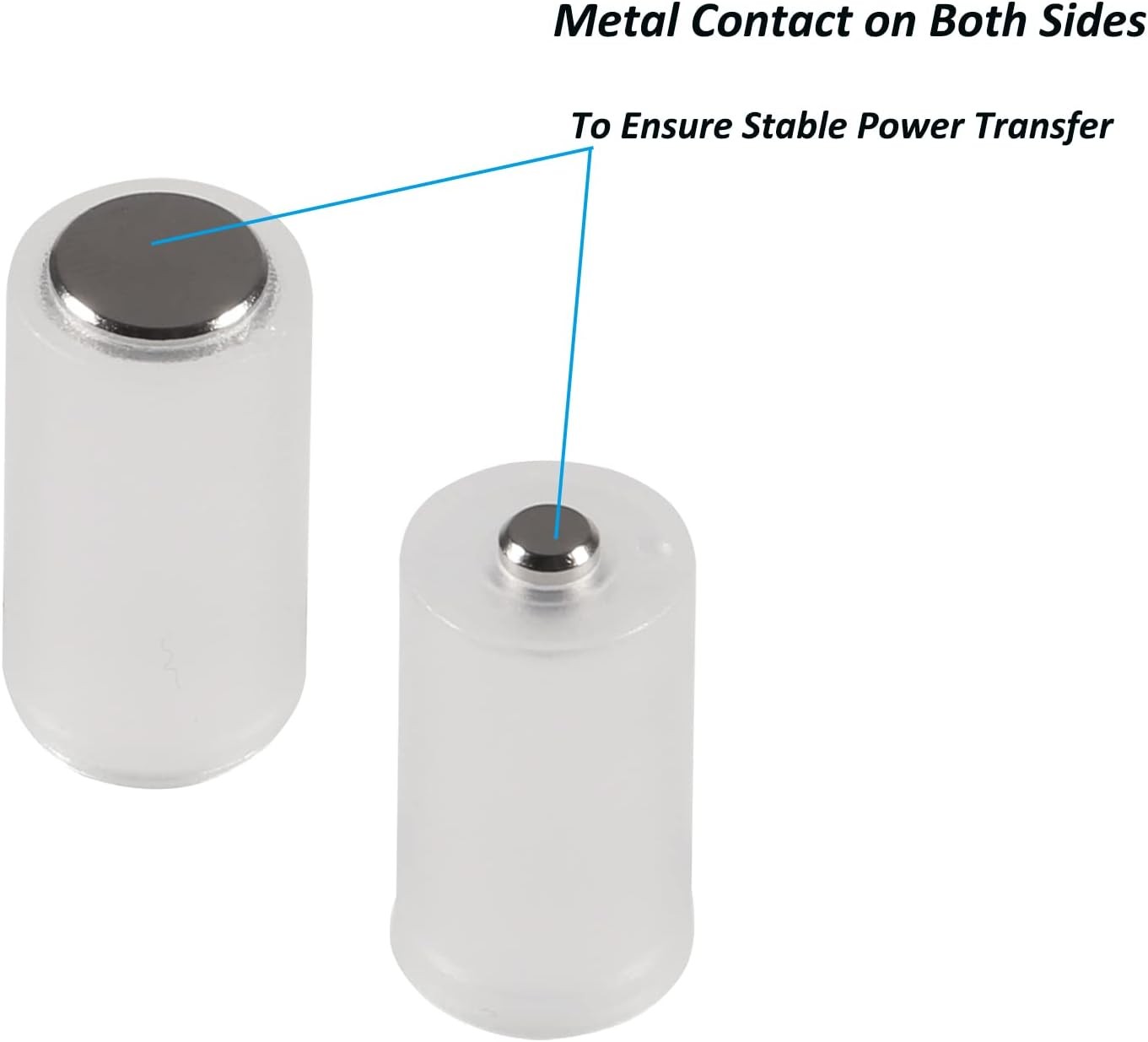 10pcs AAA to AA Converter Battery Adapter