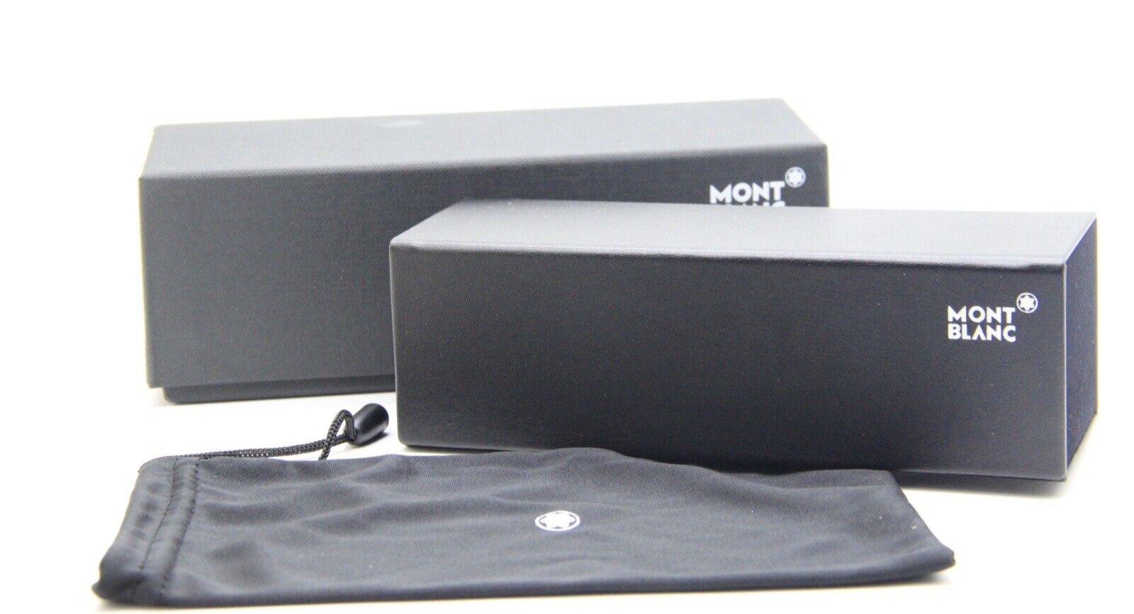NEW MONT BLANC AUTHENTIC EYEGLASSES SUNGLASSES BLACK CASE CLOTH