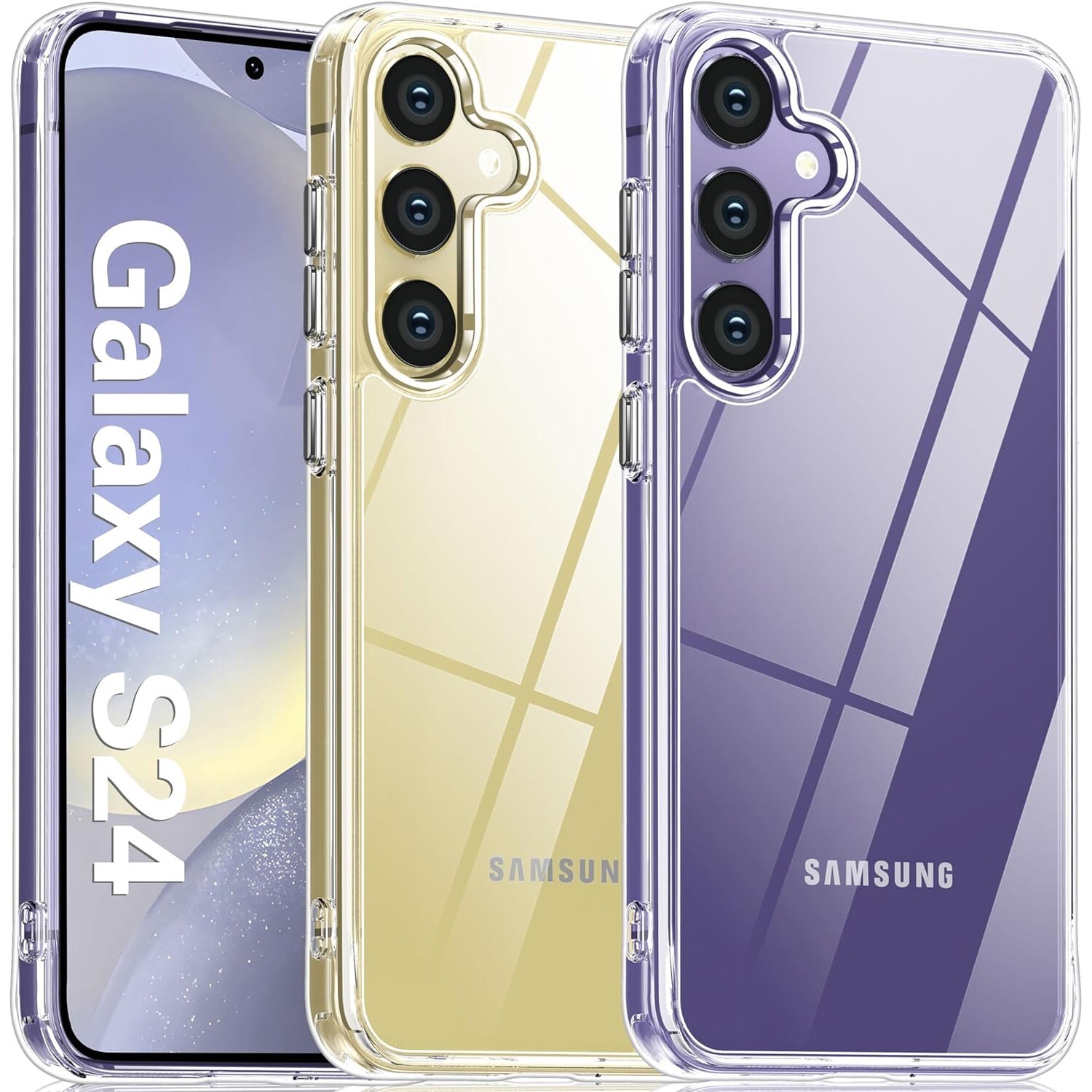 For Samsung Galaxy A36 5G Case Phone Cover Hybrid Shockproof + Tempered Glass