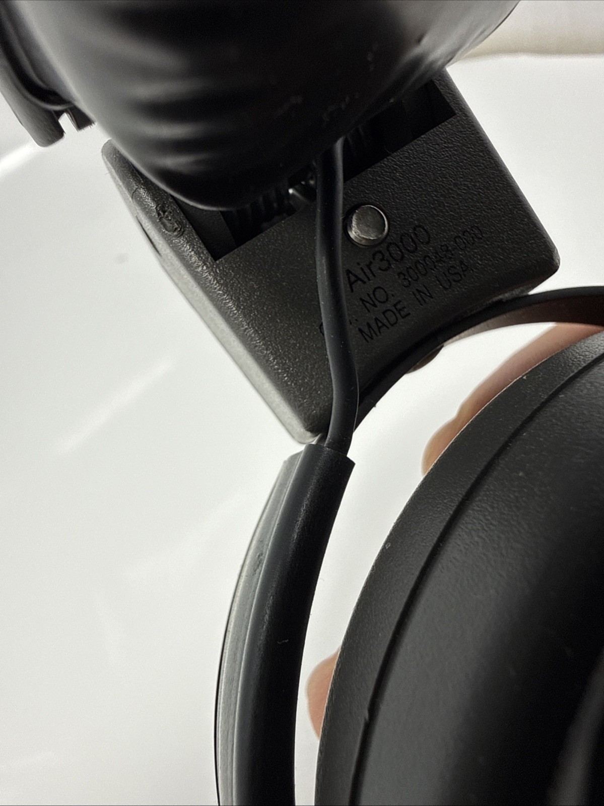 TELEX AIR 3000 HEADSET Aviation Pilot Headphones EUC