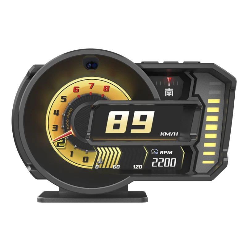 A590 Car Head-up Display HUD Auto OBD Gauge GPS LCD Meter Detector GPS Monitor