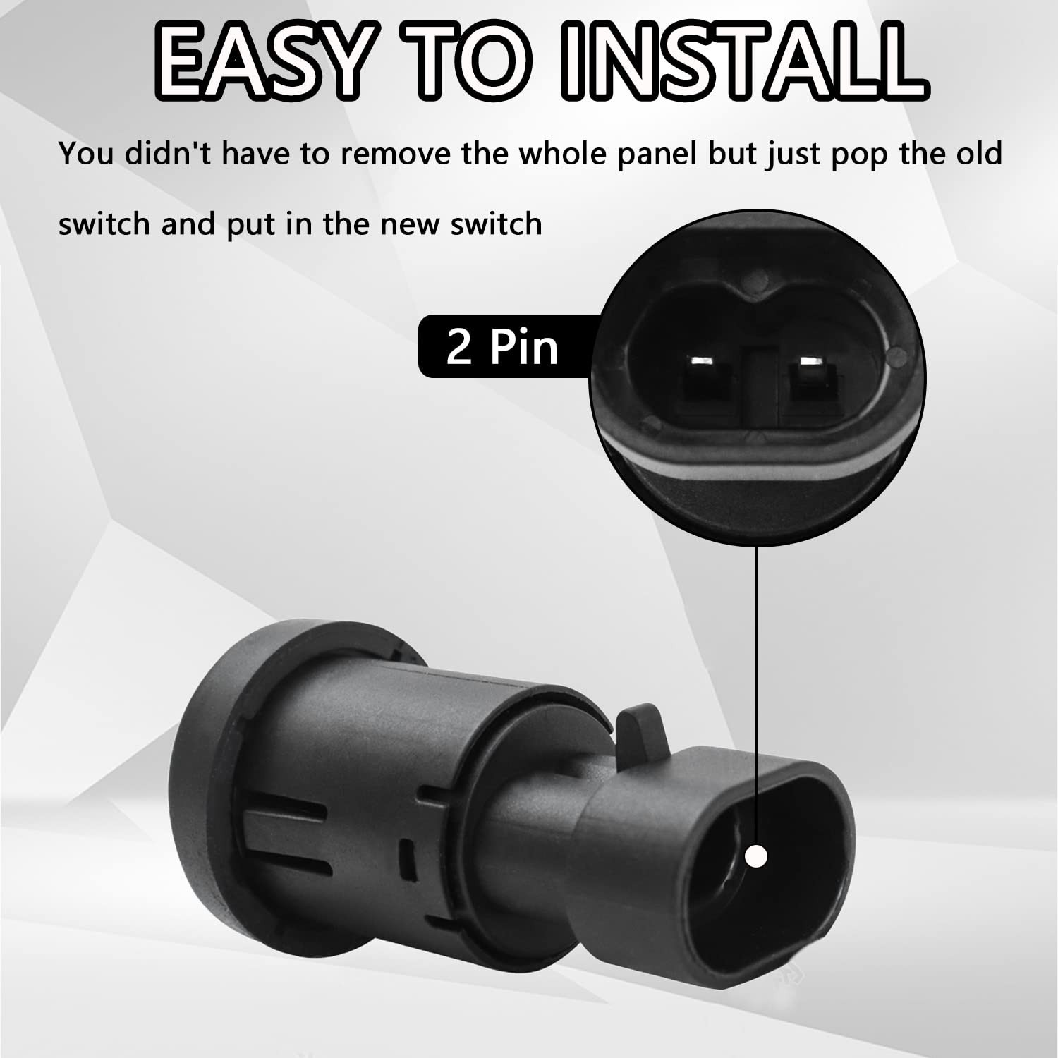 Rear Liftgate Window Glass Release Switch Button Compatible with 2007-2014 Chevy