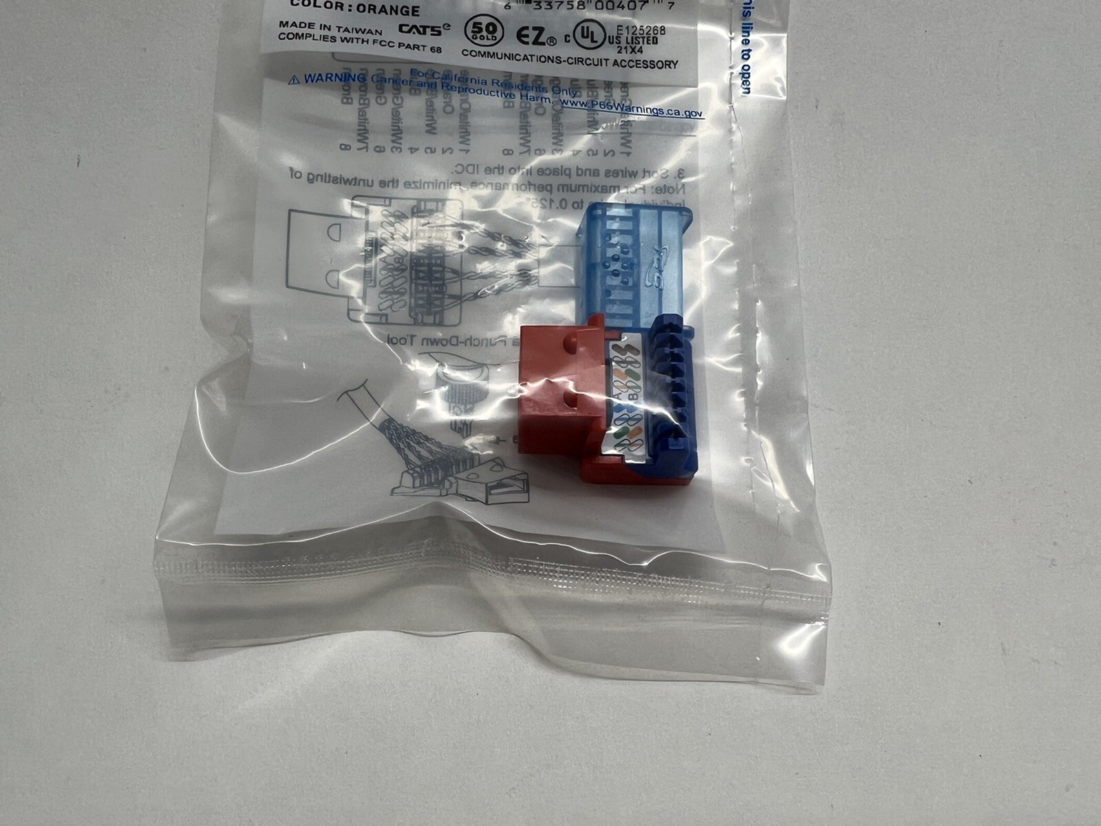 ICC Module, CAT 5e, EZ IC1078E50R