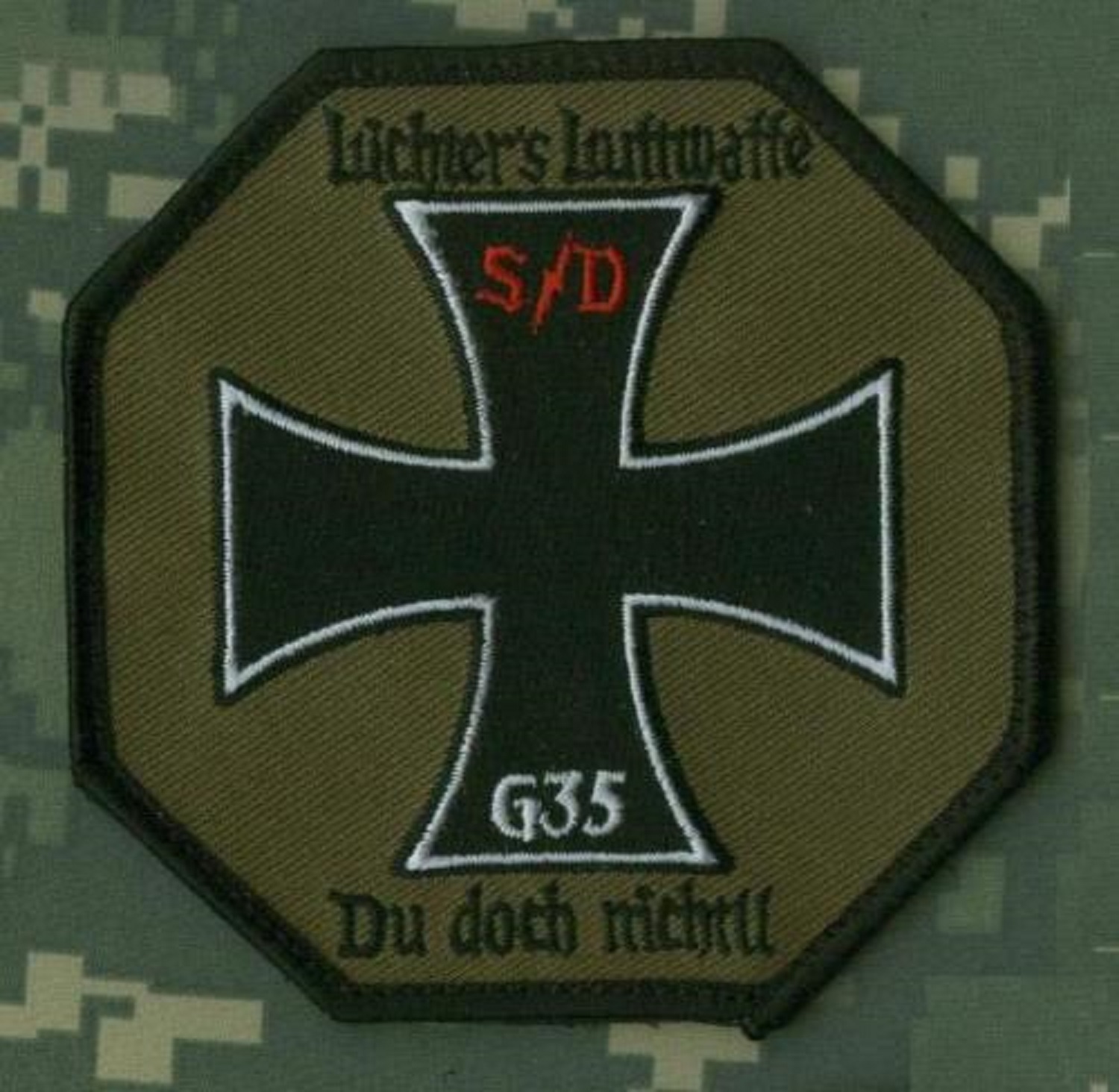 USN Naval Intelligence COUNTER TERRORIST UNIT Iron-on Shoulder Insignia Patch