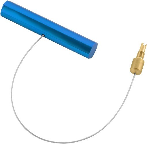 Valve Stem Puller with Valve Core Remover, Lightweight Steel Wire  Color: Blue