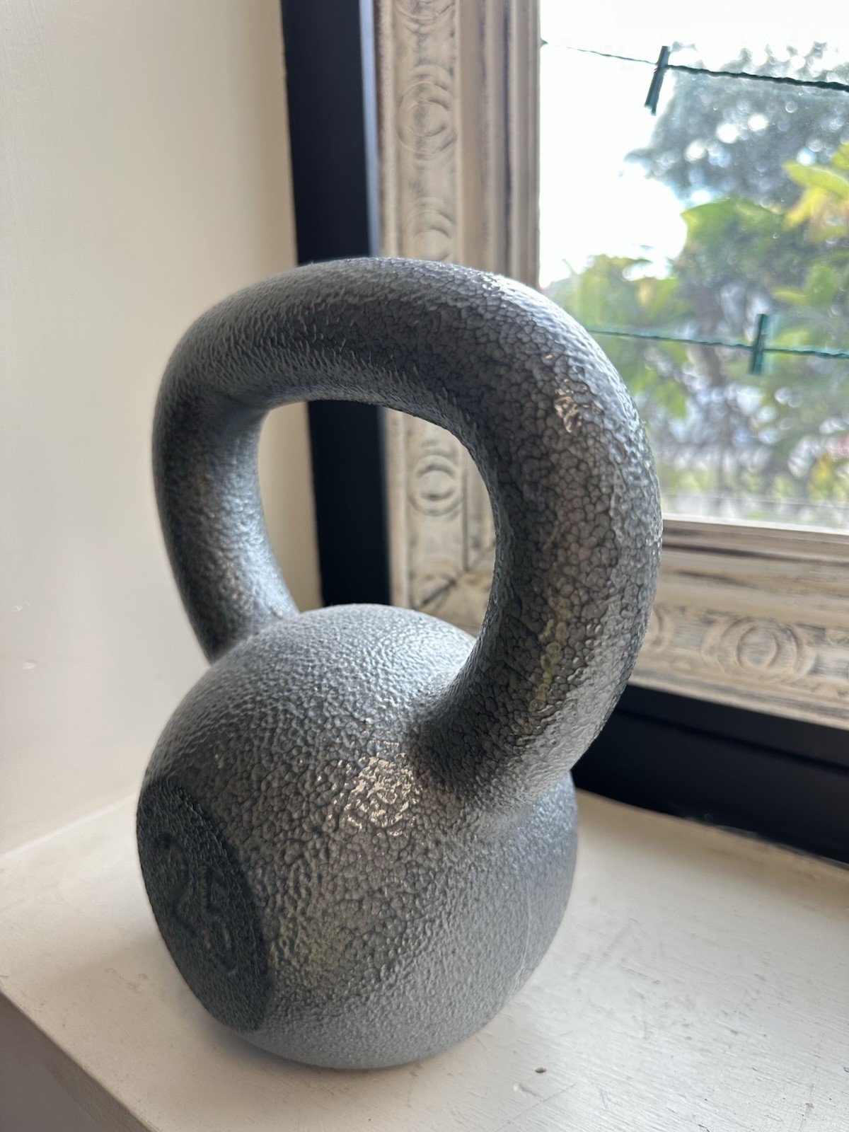 Cast Iron Kettlebell Single, 25 LBS