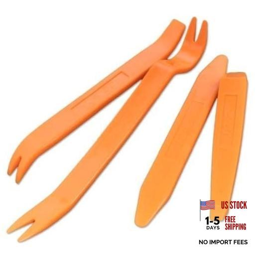 4Pcs Auto Door Clip Panel Trim Removal Tool Kits Thick Plastic Car Tools for