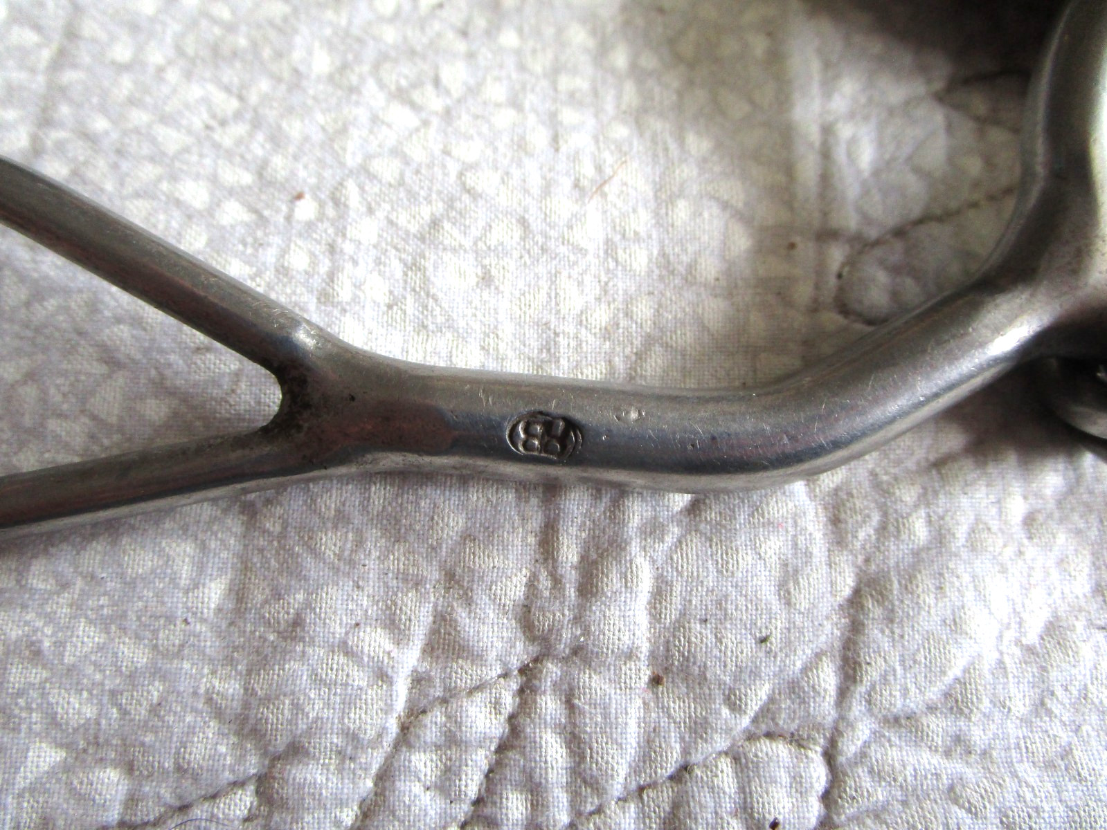 5" REINSMAN #322 WESTERN BIT WITH LEATHER BIT GUARDS, 3PC SMOOTH SNAFFLE STAGE B