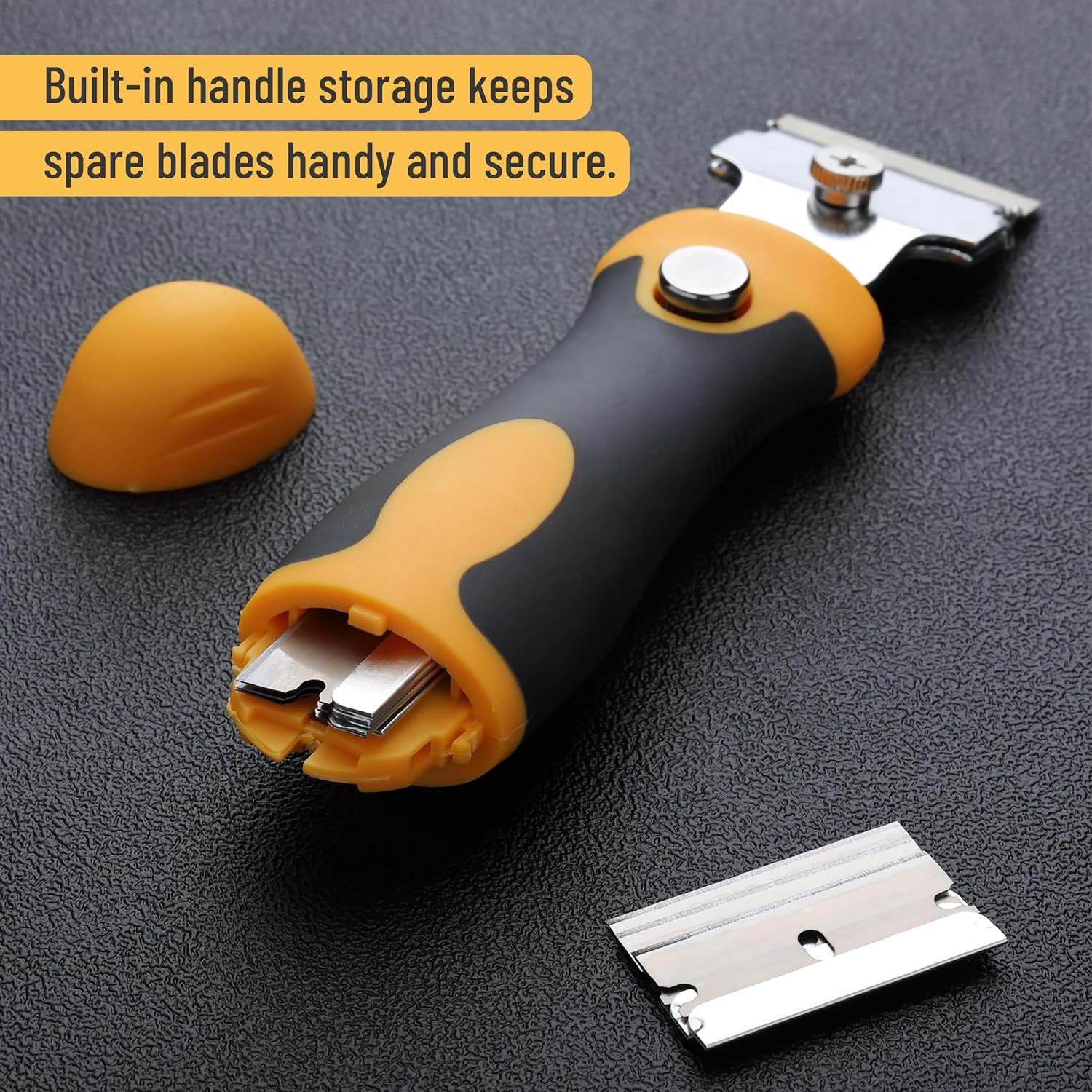 Bates- Razor Blade Scraper Set, 2 Pack, Standard & Adjustable Handle | Extra 20
