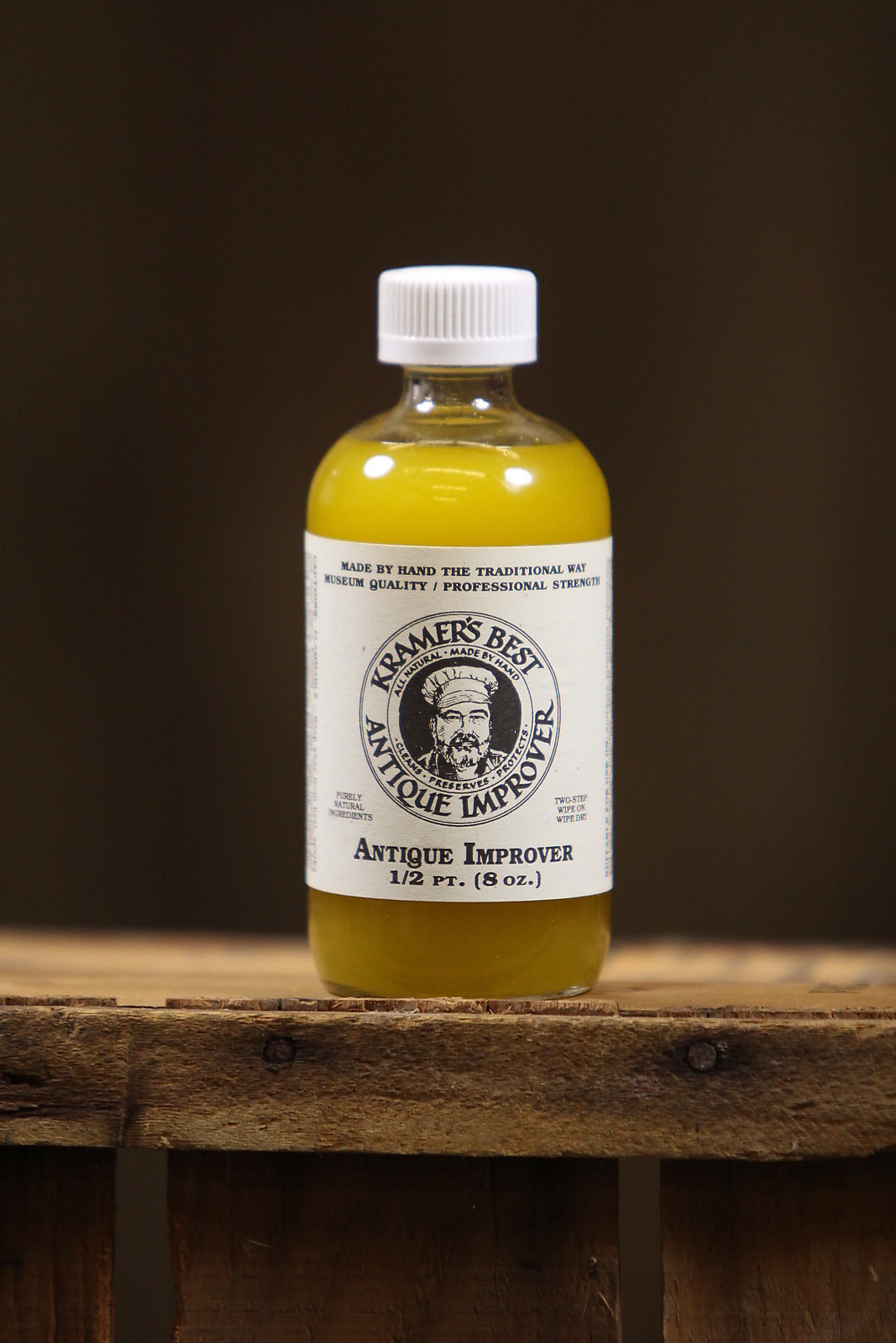 Kramer's Best Antique Improver 1/2 Pint All Natural Cleans Preserves Wood Metal