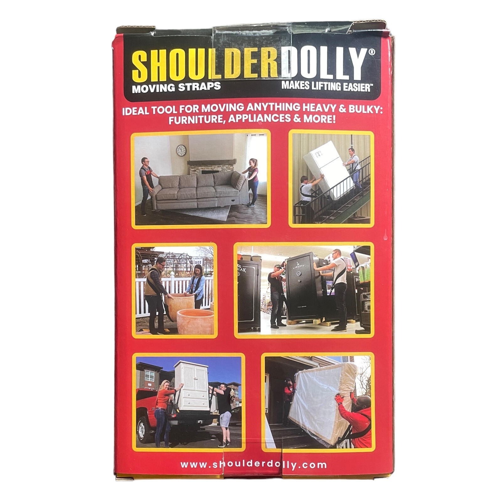 Shoulder Dolly Moving Straps LD2000 800 lbs Capacity Nielsen