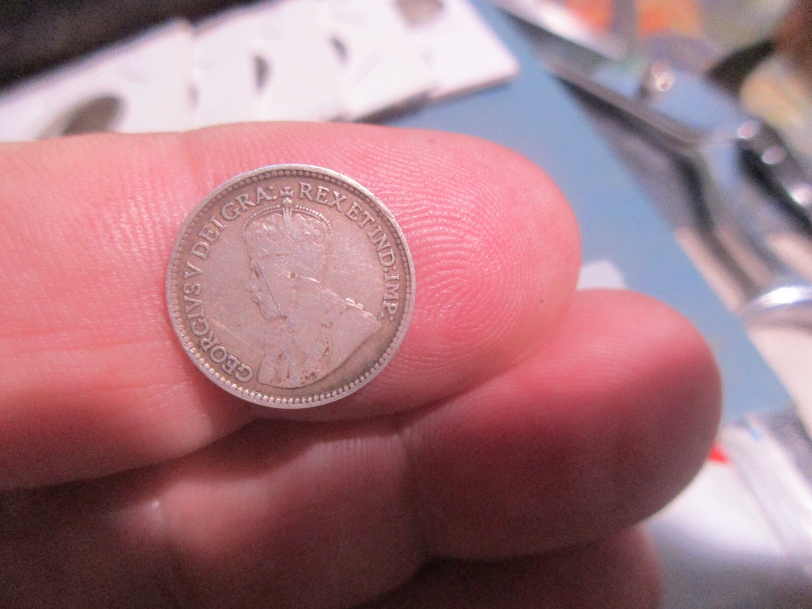 Canada - 1918 Sterling Silver Five Cents - George V - 06262201