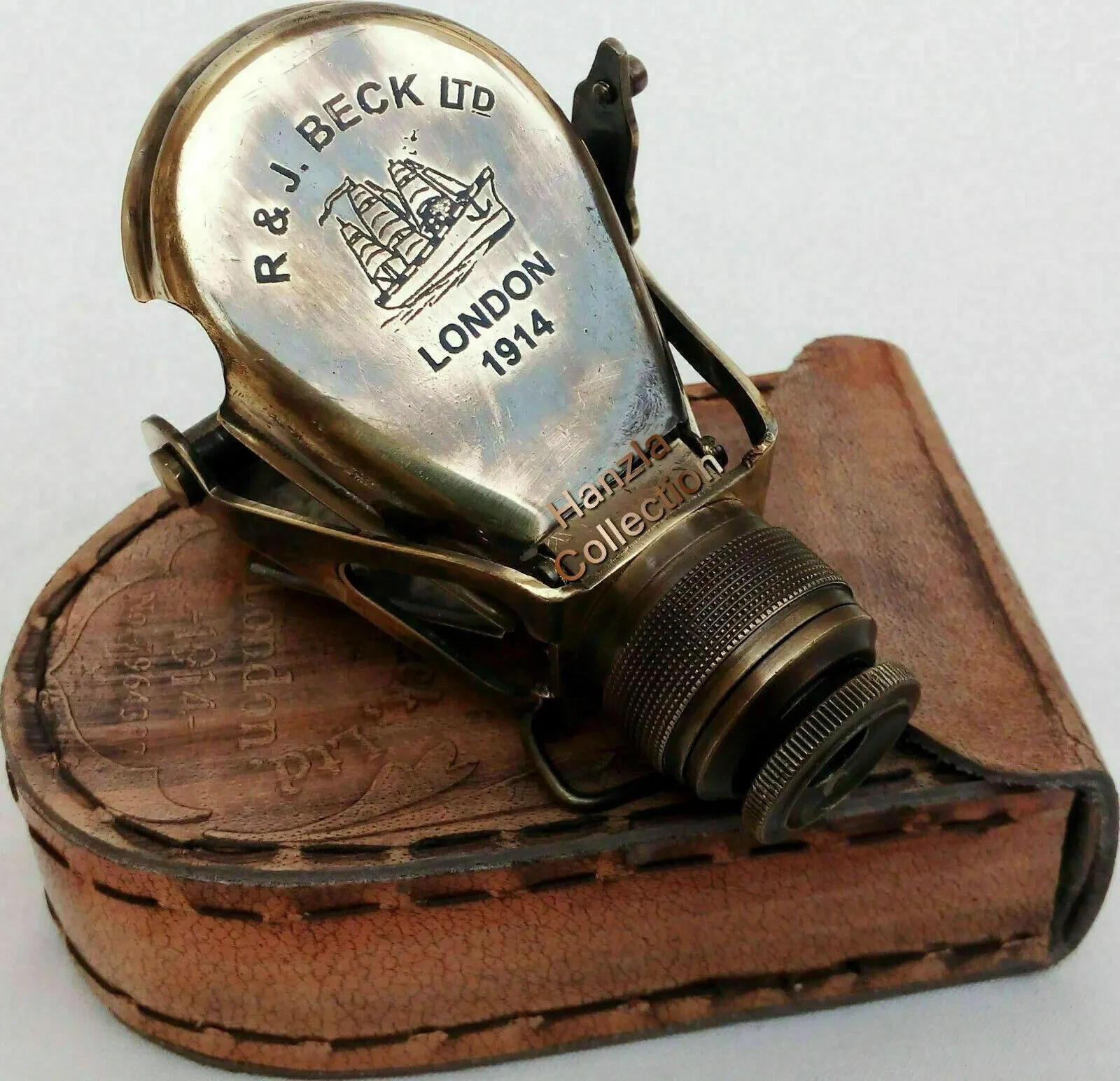 Monocular Binocular Telescope Vintage Antique Brass Nautical Spyglass working