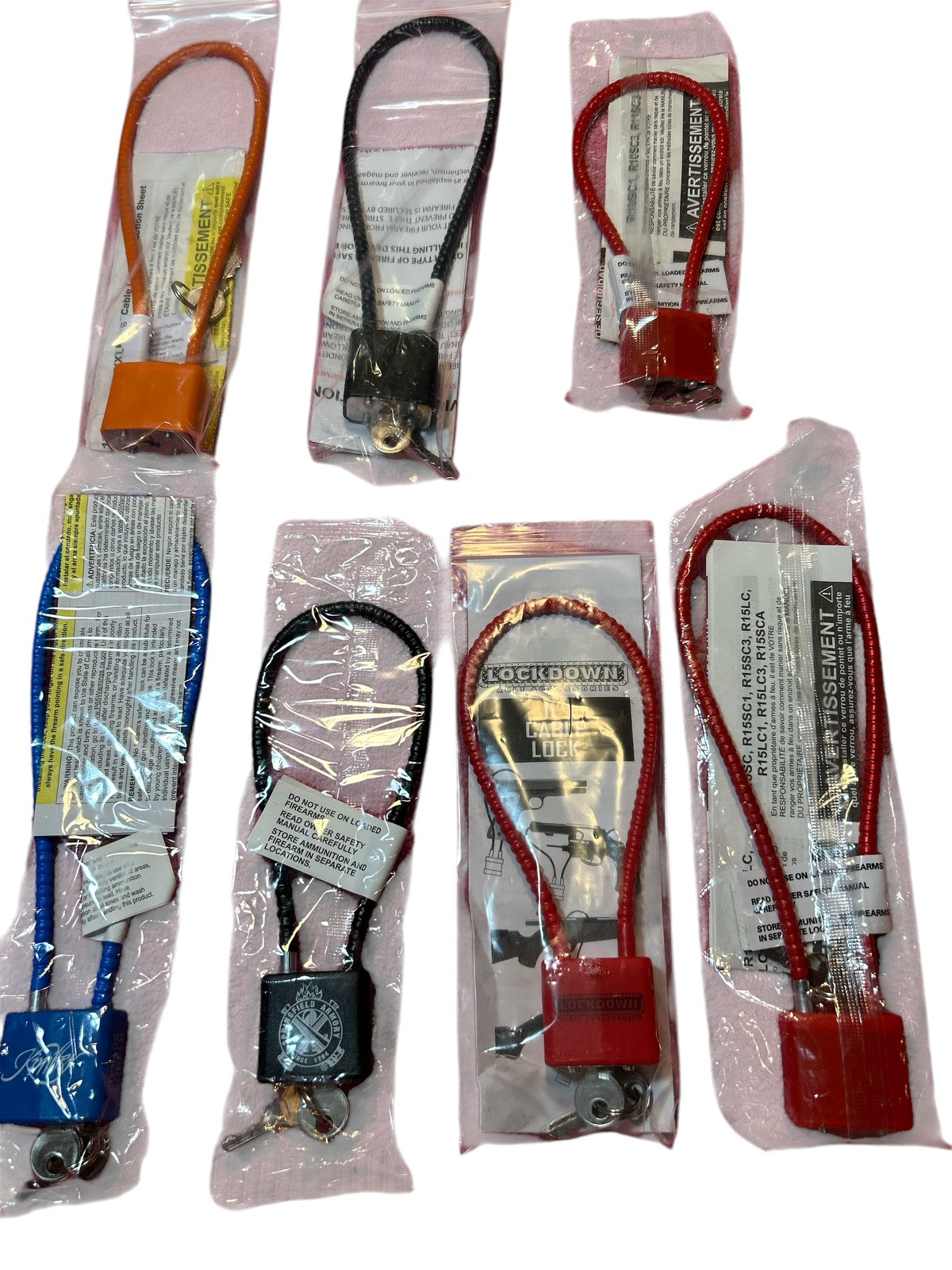 Gun Safety Lock Lot - Springfield, Kimber, Regal, Lockdown)