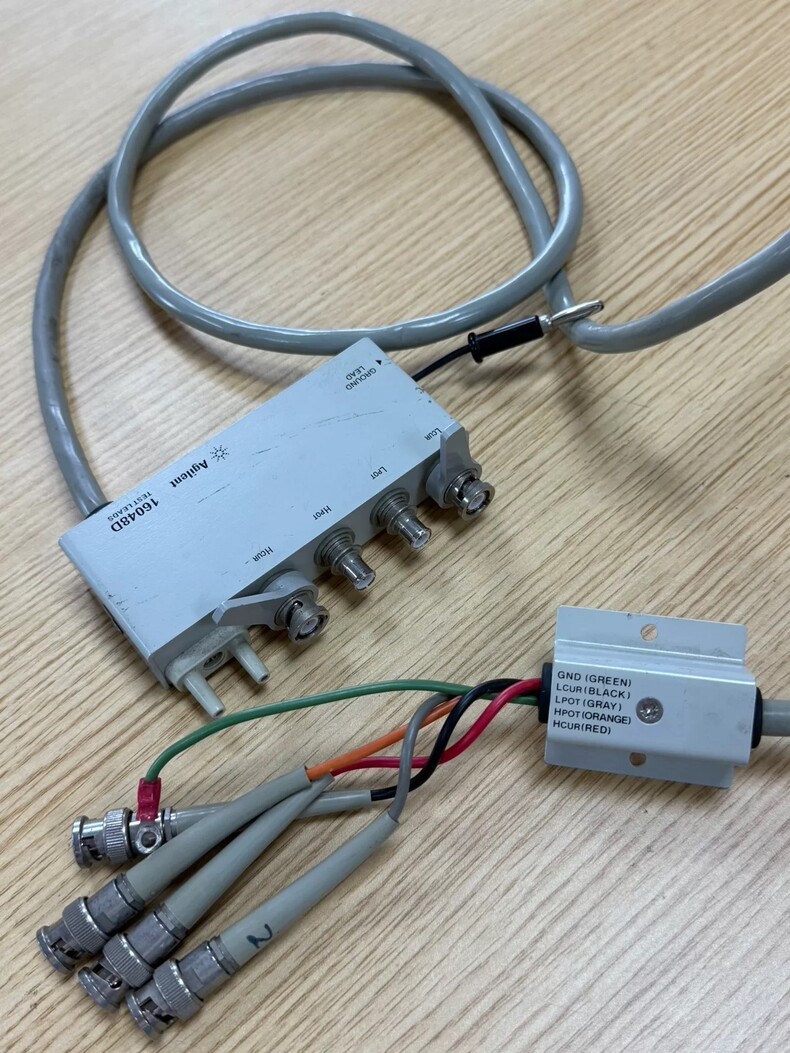 1PC Used HP Agilent Keysight 16048D Fully Tested Precision LCR Meter Test Leads