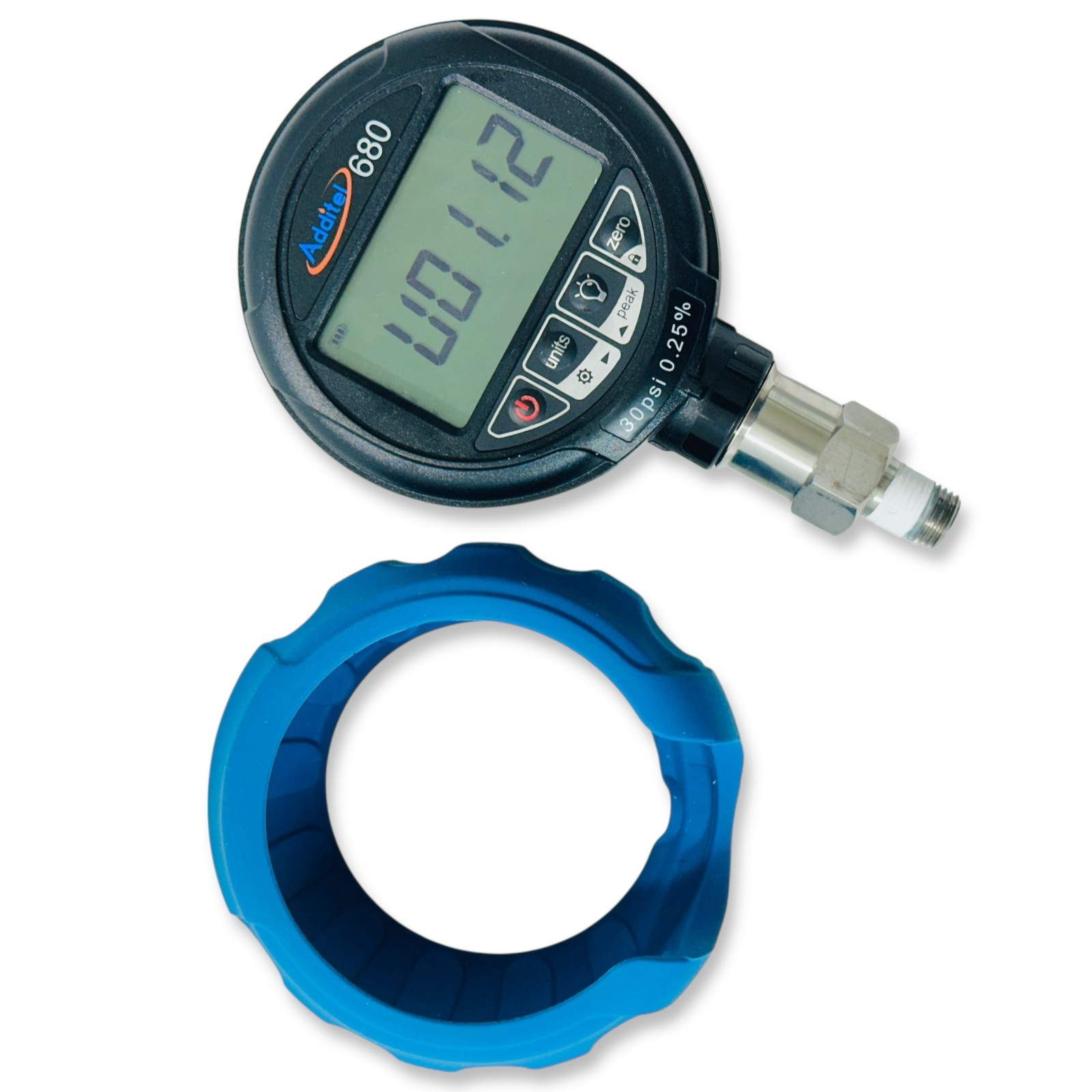 Additel 680 Digital Pressure Gauge, 30 PSI, 0.25% Accuracy, Backlit LCD