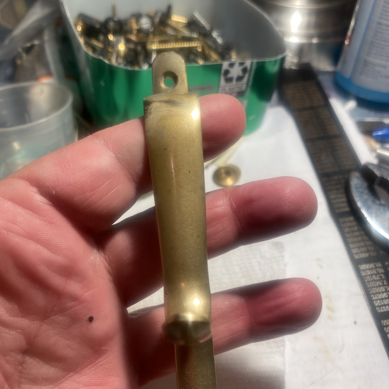 CVA Hawken Brass Double Trigger Guard with Screws- Black Powder