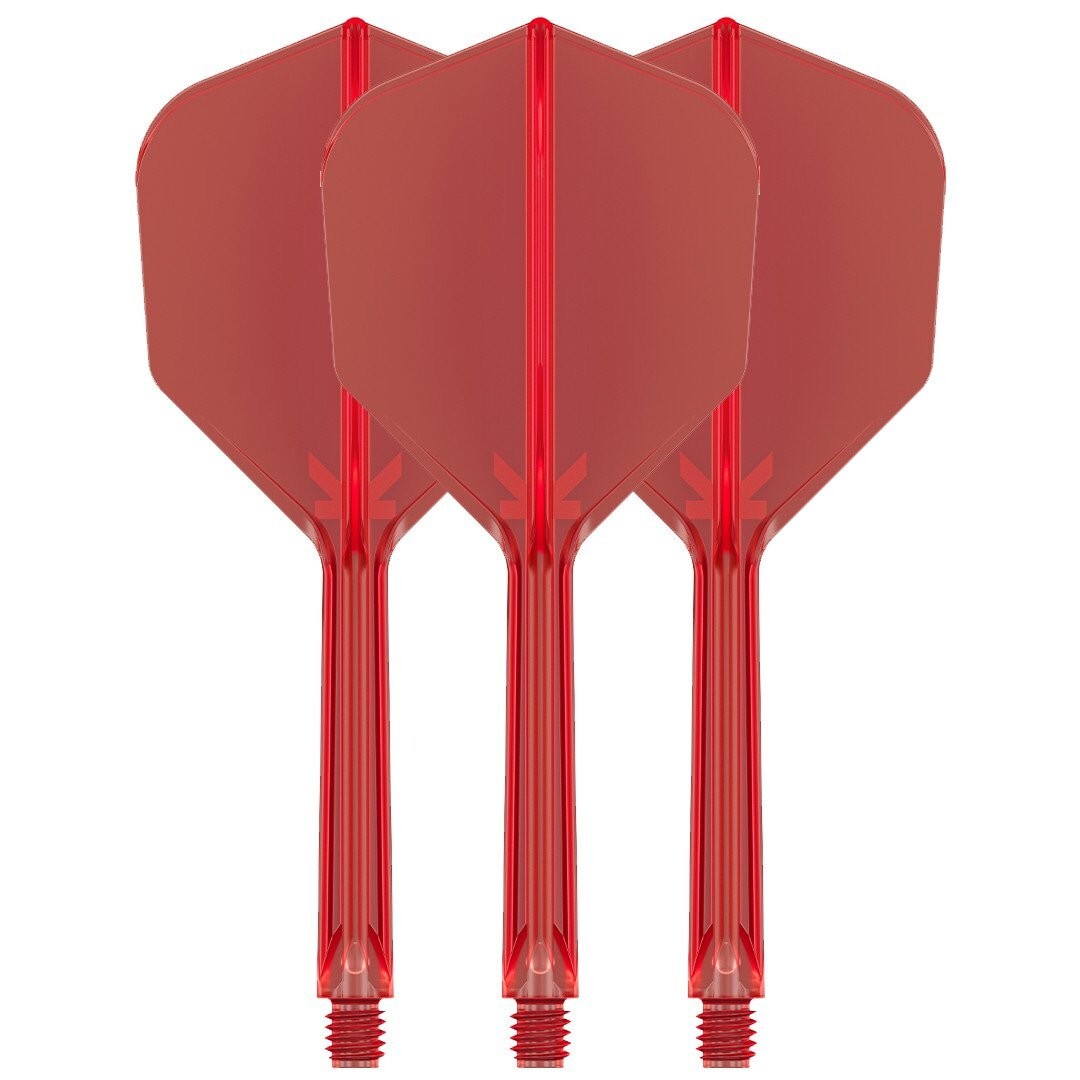 RED MEDIUM TARGET K-FLEX 1 PIECE SHAFT AND FLIGHT NO6
