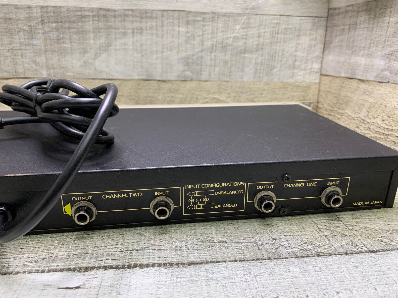 IBANEZ GE1500 VINTAGE RACK MOUNT 2 CHANNEL GRAPHIC EQUALIZER MISSING 2 SLIDERS