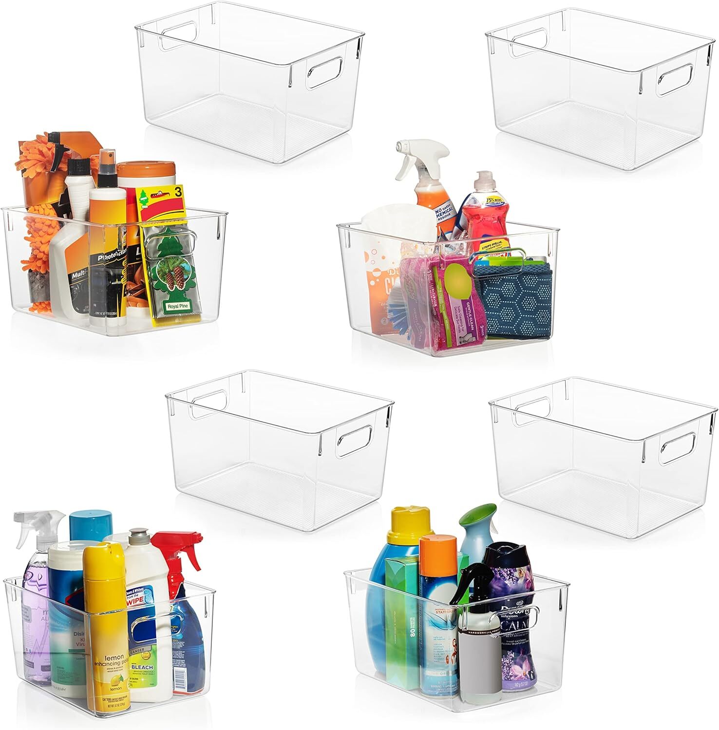 Plastic Storage Boxes - Pantry Organizers and Storage Boxes, Cabinet Organizers