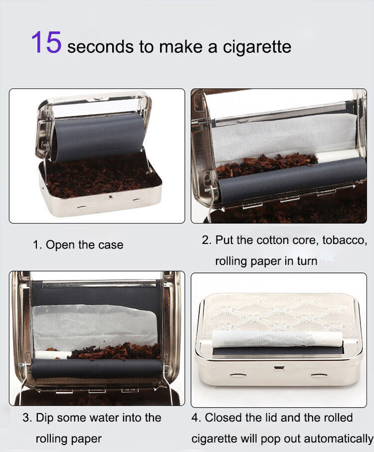 Tobacco Roller Box Automatic Cigarette Rolling Machine for 70mm Rolling Paper