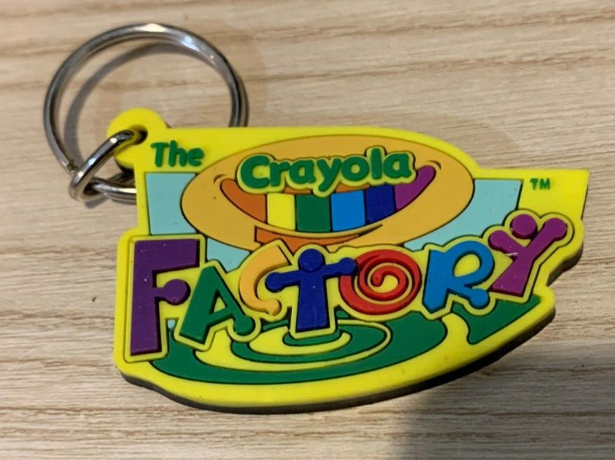 The CRAYOLA FACTORY Keychain Soft vinyl