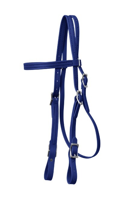 HORSE SIZE- Navy WESTERN BRIDLE made from BETA BIOTHANE