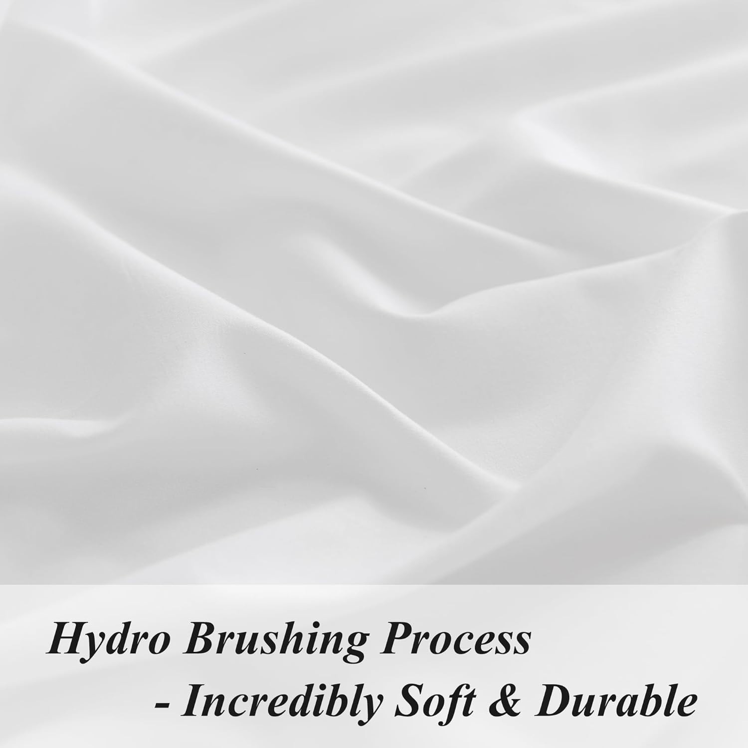 Machine Washable Full Fitted Sheet - Durable Microfiber, 15 Inch Deep Pocket