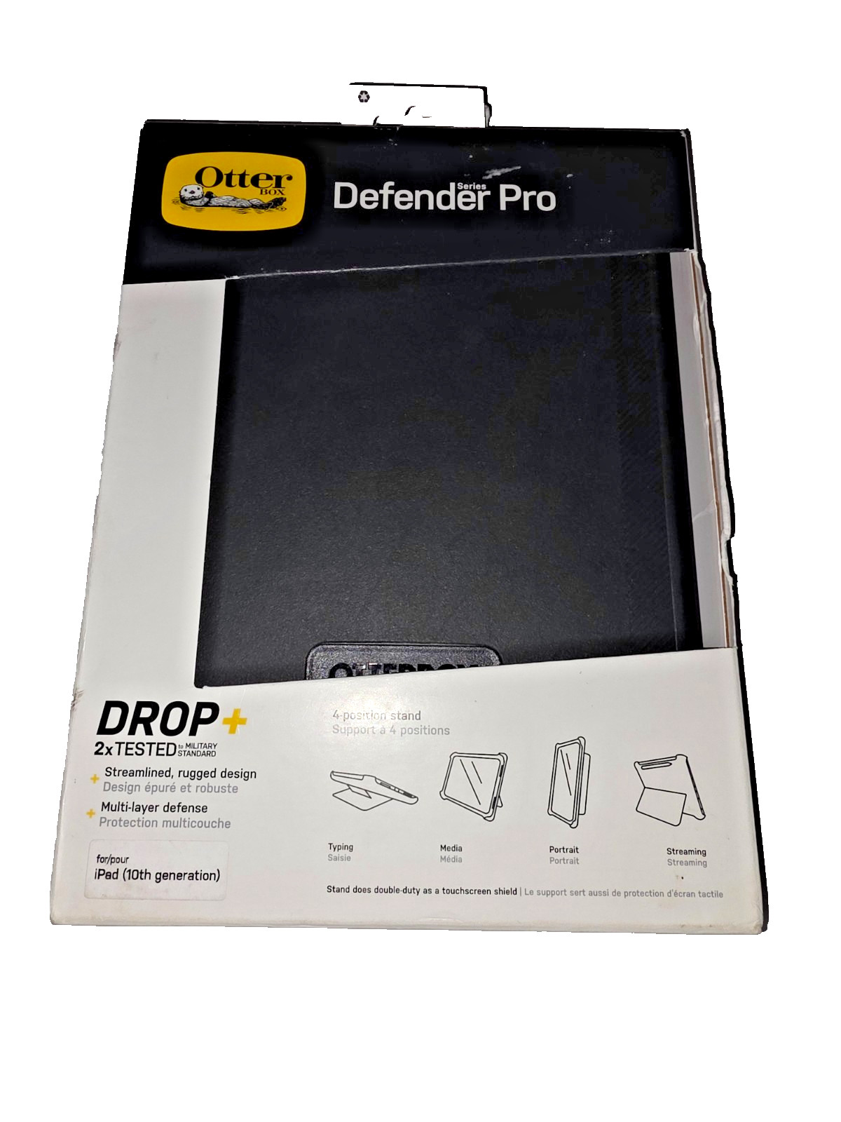 Defender Series Pro Tablet Case for Apple iPad A16 10th Gen 10.9" Black