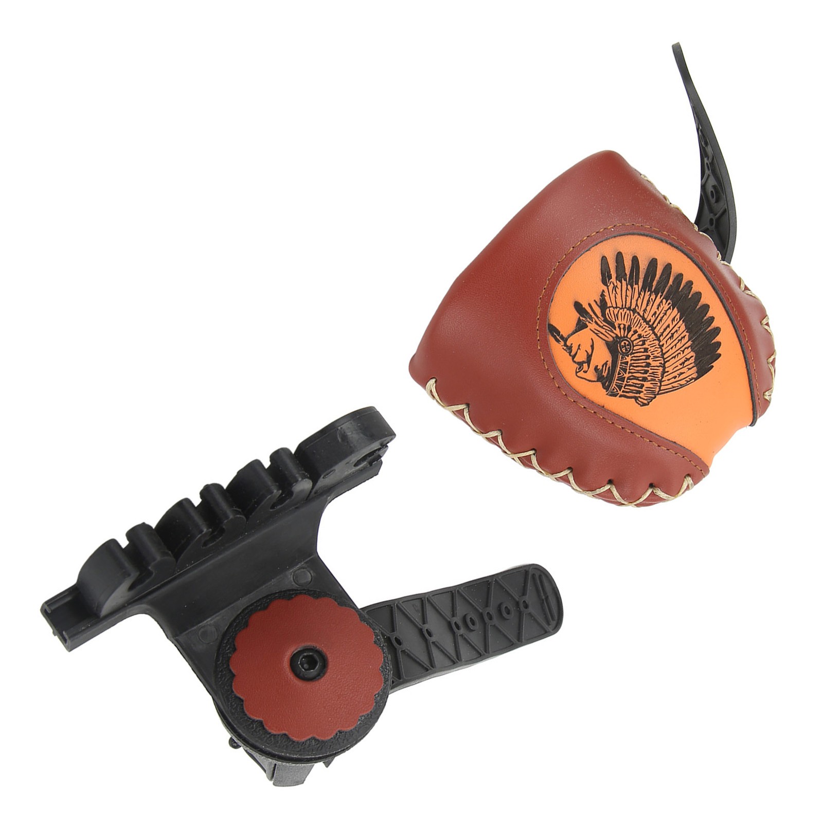 Quiver Quick Release System 4 Arrows Brown Leather Material Quiv NY