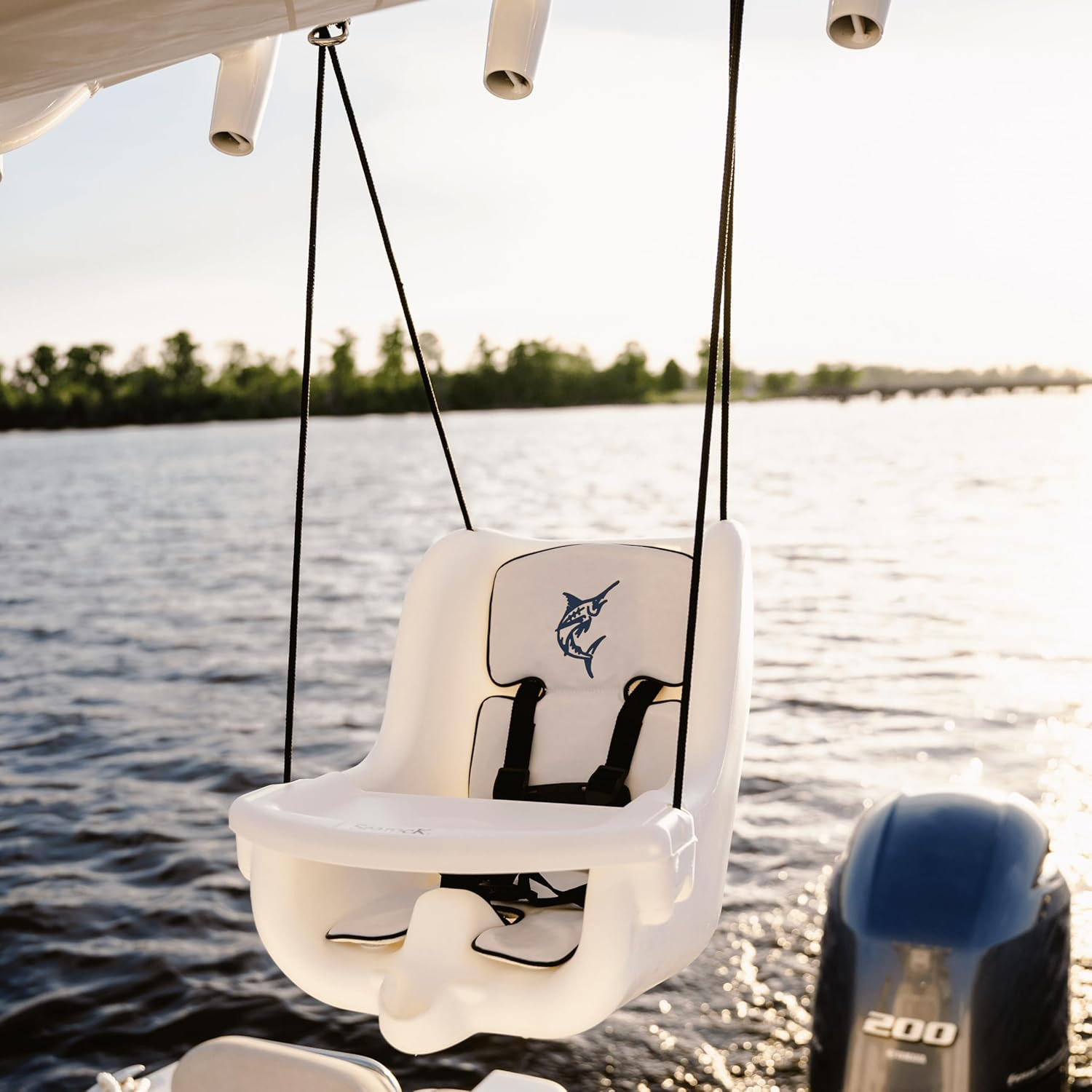 Marine-Grade Baby Swing Seat – Outdoors for Boats, Porches, Swing Sets – Heavy-D