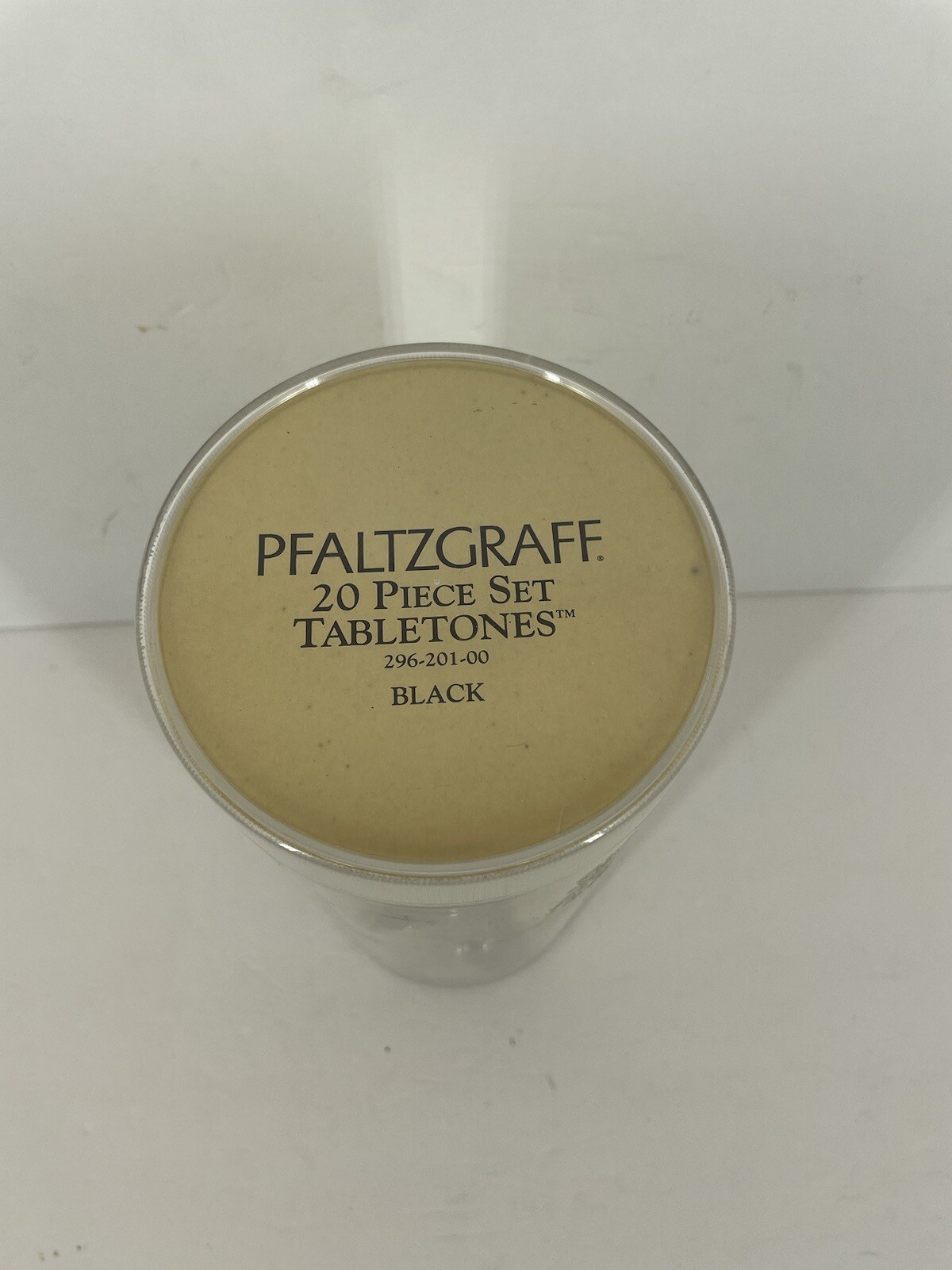 VTG 1998 Pfaltzgraff Maxum Stainless Flatware 20pc Ser Complete Open Box Black