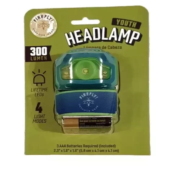 Firefly Outdoor Gear Youth Headlamp Summertime Night Camp Fun 300 Lumen 4 Modes