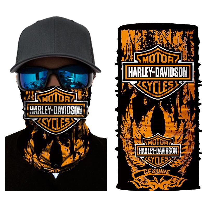 Outdoor Cycling Sports Face Cover Tube Scarf MASK  Bandana Harley Davidson