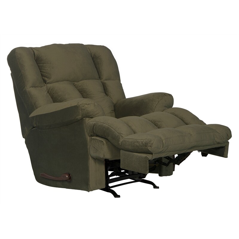 Cirrus Rocker Recliner in Sage Green Polyester Fabric