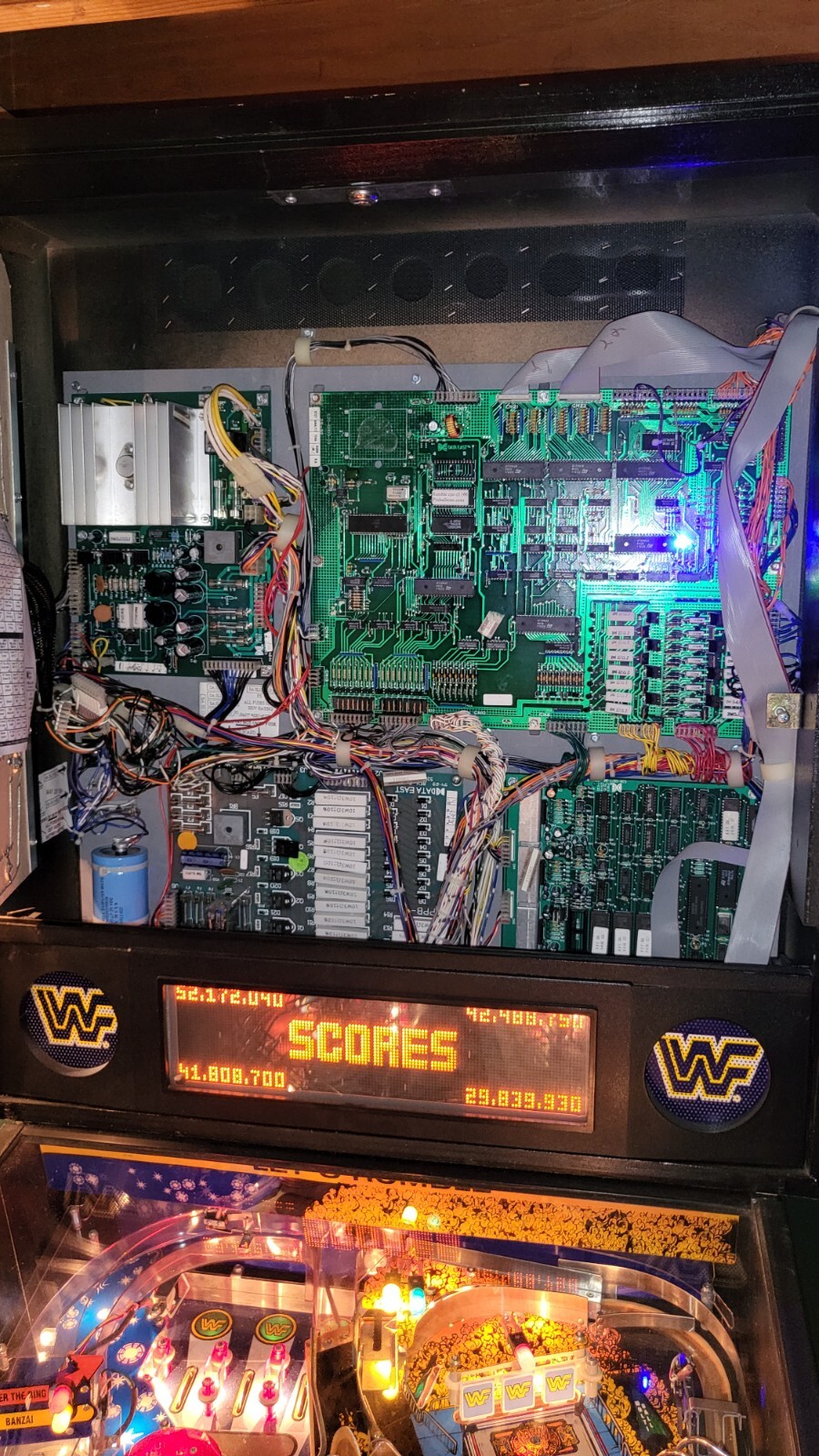 WWF / WWE ROYAL RUMBLE PINBALL MACHINE (NICE!) - DATA EAST