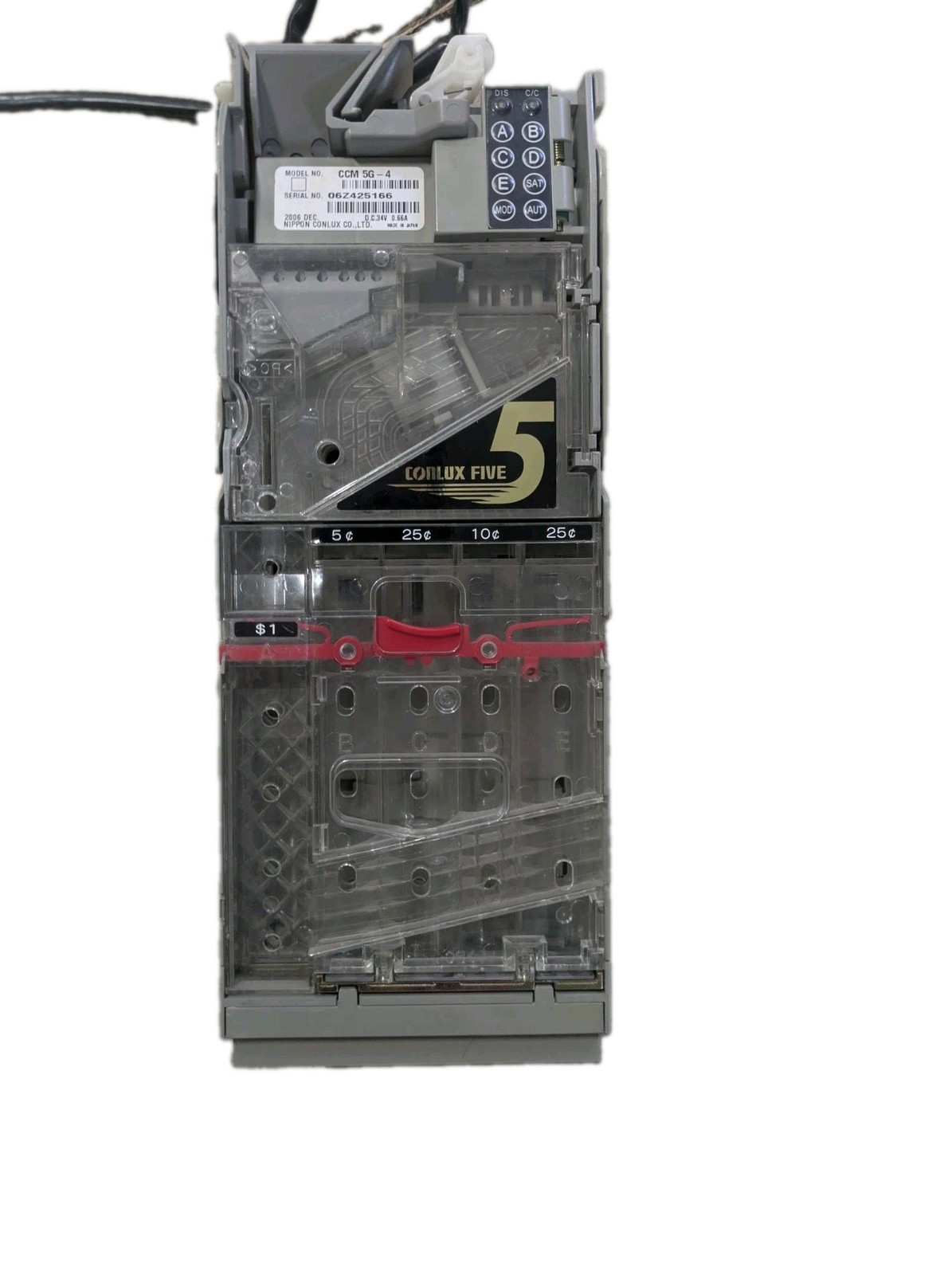 CONLUX CCM5G-1, -2 OR -4 Coin Changer Coin Mechanism -YOU CHOOSE CONFIGURATION