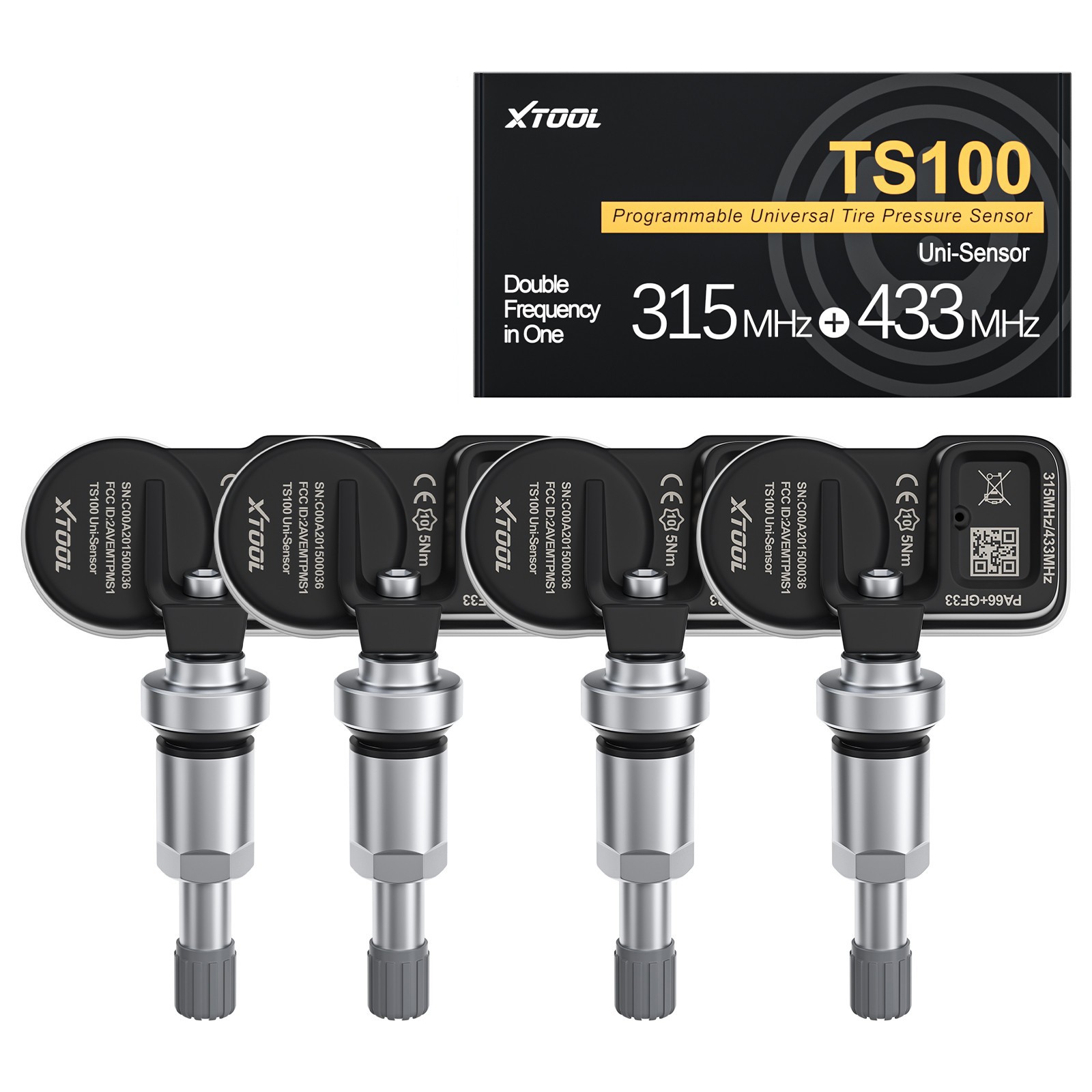 XTOOL TP580 +4PCS TS100 Sensor Programming TPMS Relearn Activate Full Diagnostic