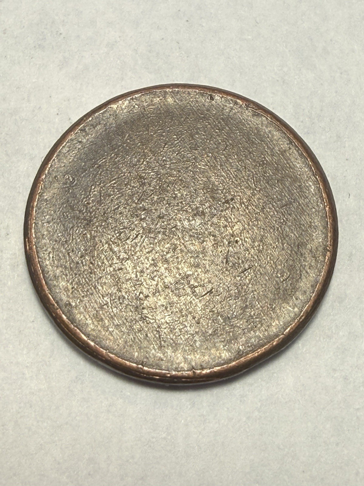 ** LINCOLN CENT-  BLANK PLANCHET MINT ERROR-   PRICED TO SELL  🔥 **
