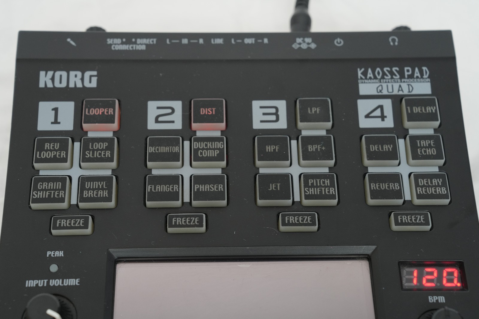 Korg Kaoss Pad Quad Dynamic Effect Processor Sampler