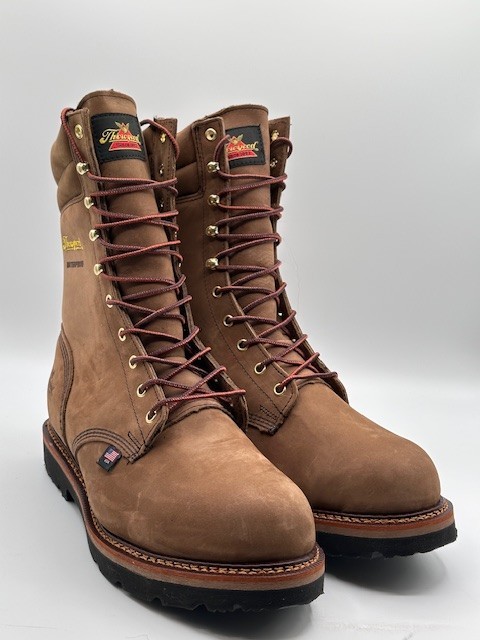 New Men's Thorogood 804-3555 Steel Toe WP Leather Work Boot (U.S.A.) 14 D