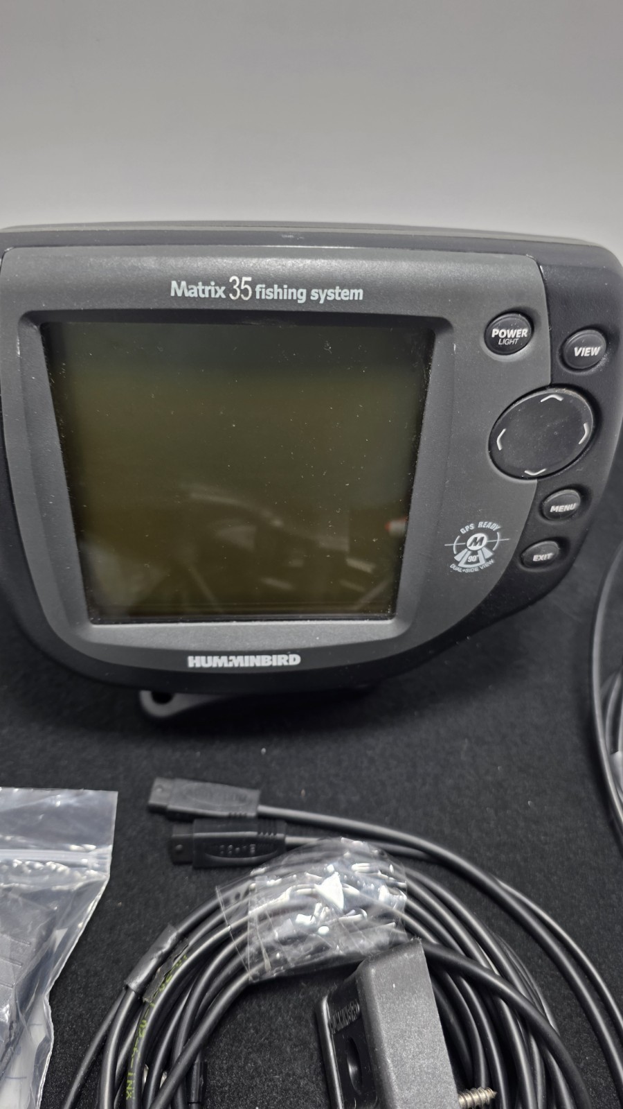 Hummingbird Matrix 35 Fishing System w/Transducer, GPS and QuadraBeam Sonar