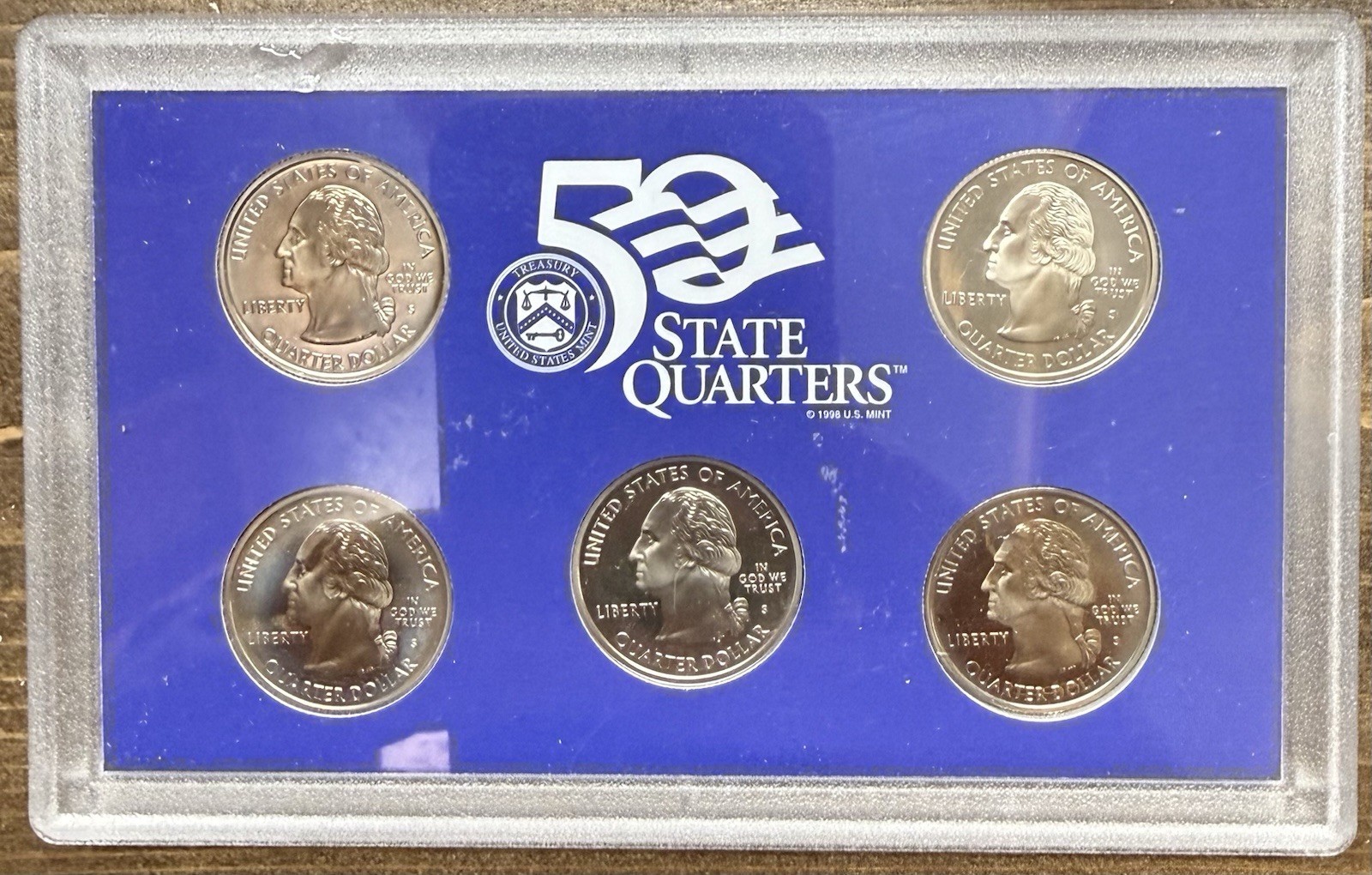 United States Mint 50 State Quarters Proof Set 2000 Uncirculated Proof