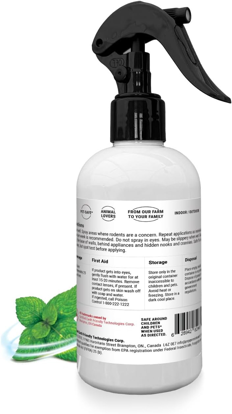 Powermint Peppermint Oil Mice Spray 8Oz (Pack of 2)