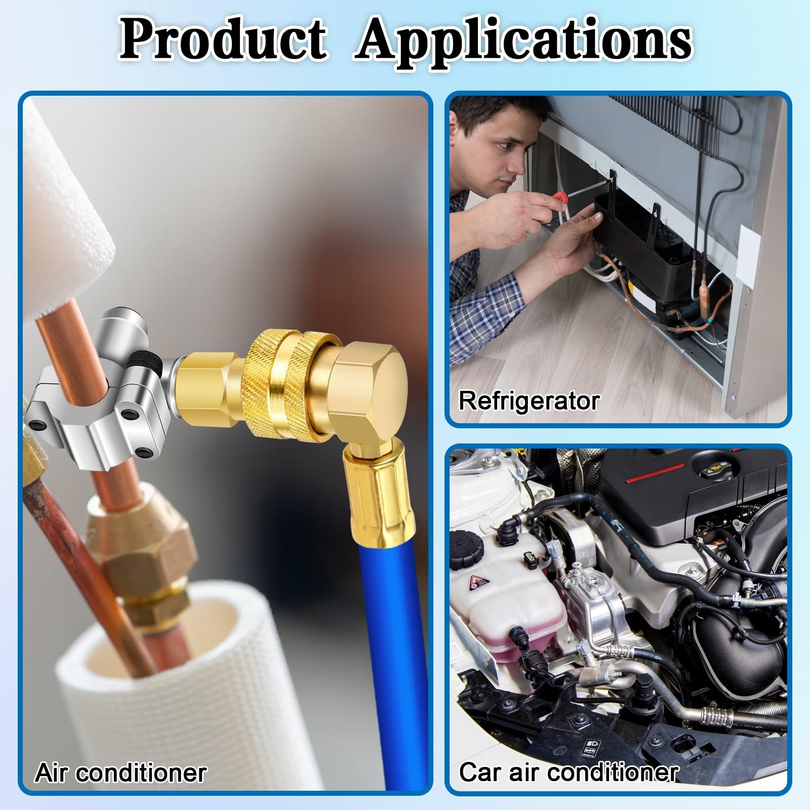 Refrigerator hose with Gauge Gauge A