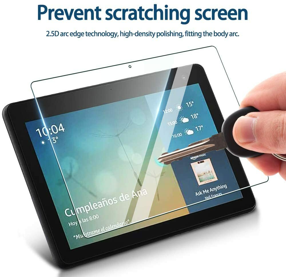 2Pcs For Amazon Echo Show10 3rd generation 10.1 inch Glass Screen Protector 2020