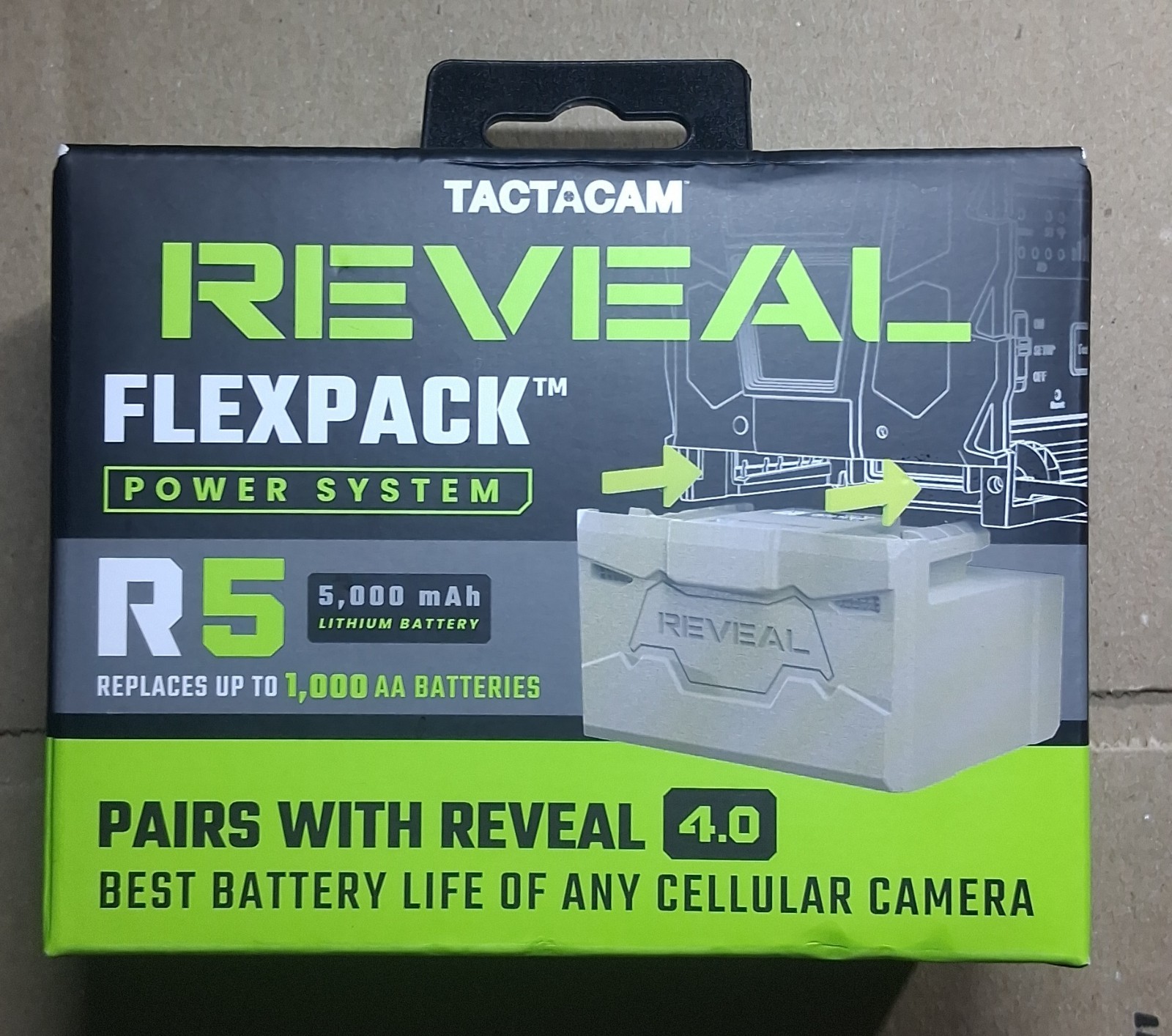 2026 Tactacam Lithium Rechargeable Battery Reveal 4.0 5000 MaH RV-TC-4LC-5 NEW
