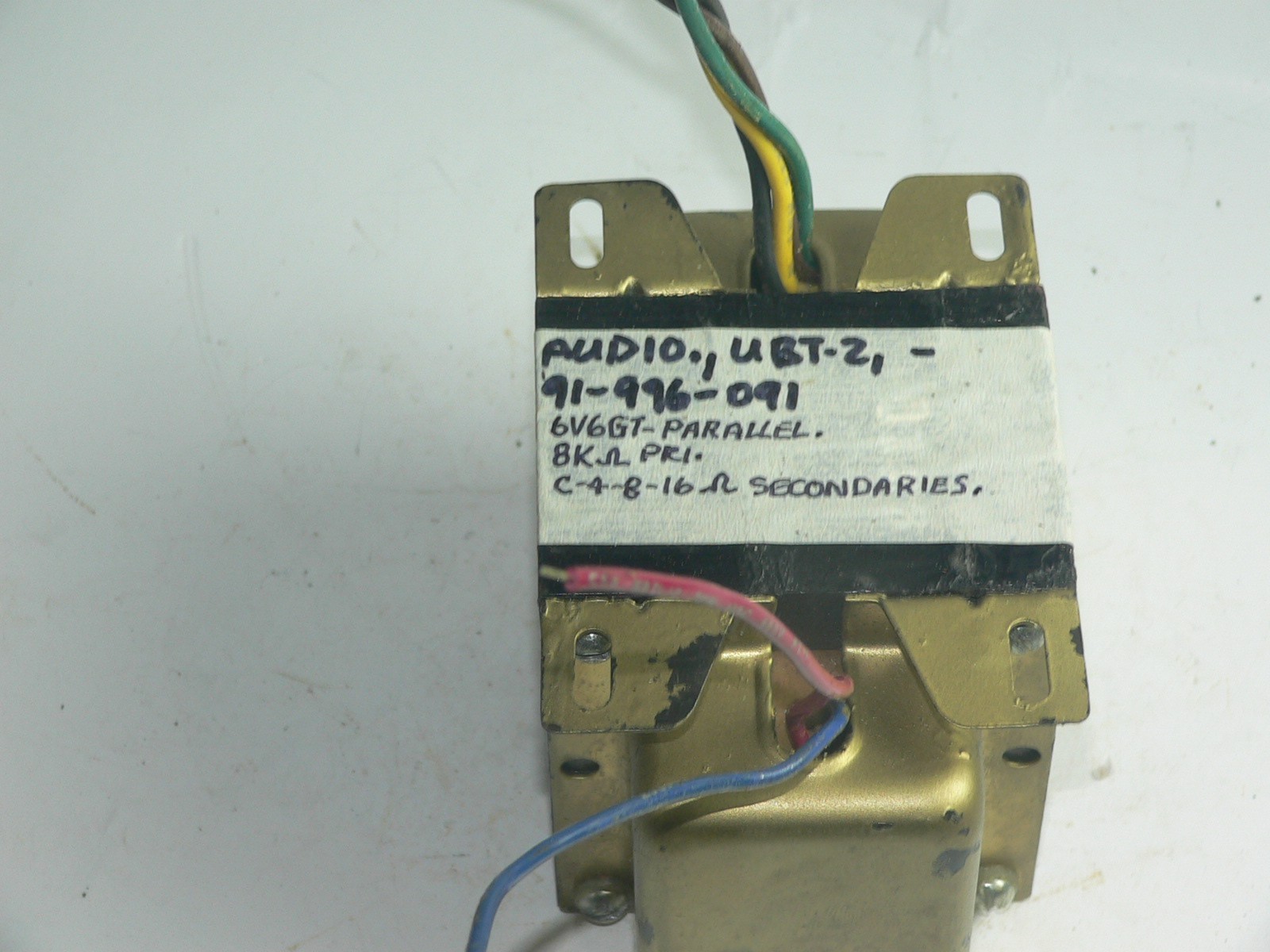 1  UBT-2/91-996-091 Output Transformer-6V6GTs Parallel-Tests good