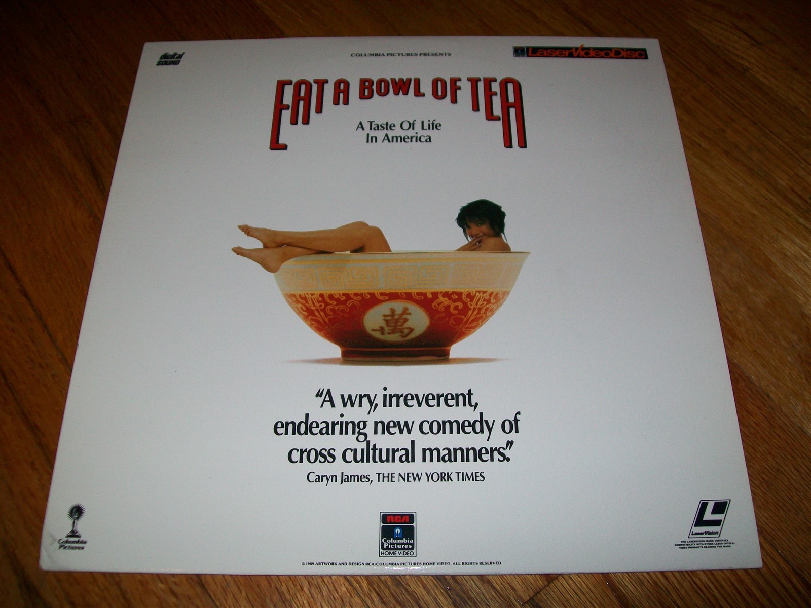 EAT A BOWL OF TEA Laserdisc LD EXCELLENT CONDITION VERY RARE WAYNE WANG DIRECTS